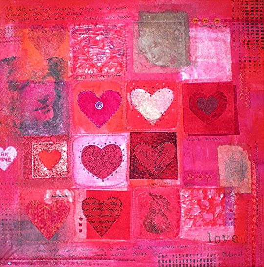 Textile art by Heather Dubreuil