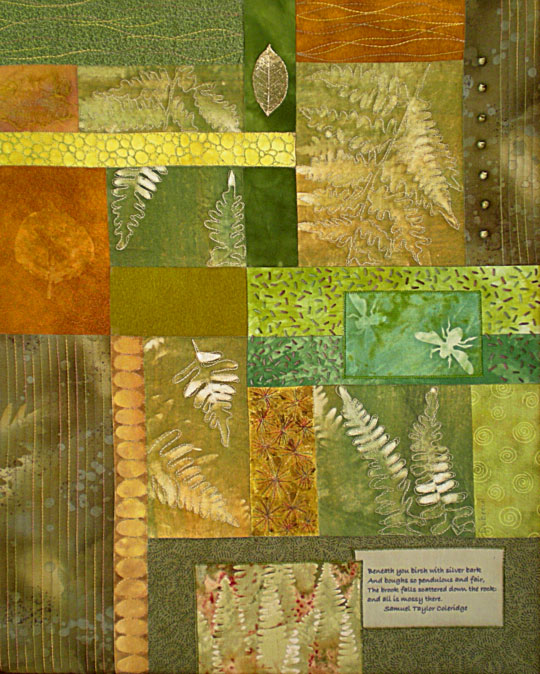 Textile art by Heather Dubreuil