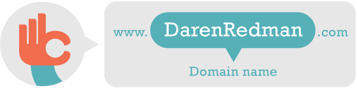 As an artist, you are your brand - the best domain name is your own name!