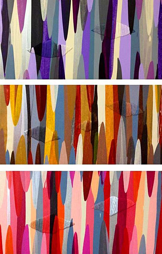 Textile art by Raul de la Torre
