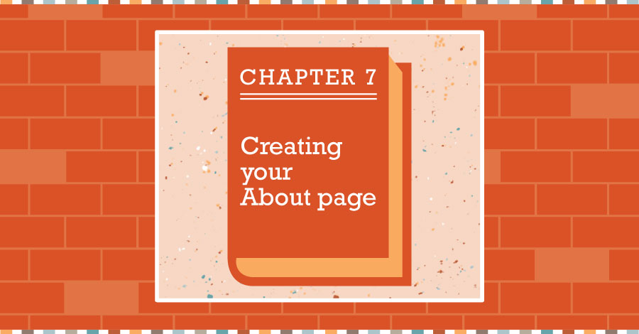 Create an About page for your art portfolio site