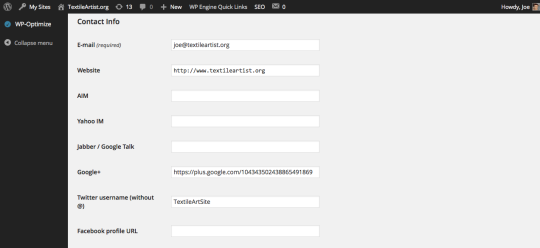 Contact information