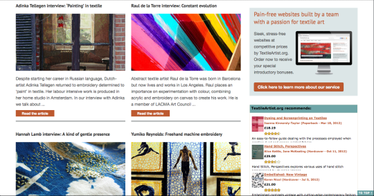 Blog pages