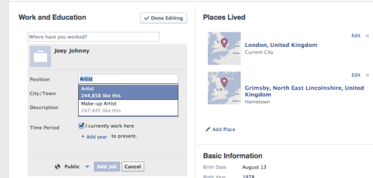 Adding a link to your new Facebook page