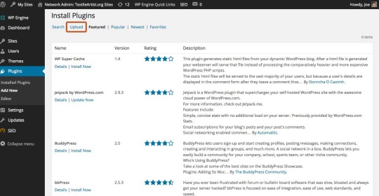 Upload-plugin-zip