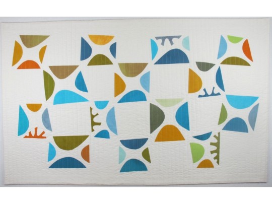 Abstract textile artist Kathleen Probst - Lada #1