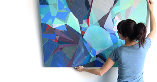 Abstract textile artists
