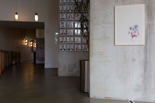 Artwork by Marjolein Starreveld on the wall of the Townhall in Utrecht