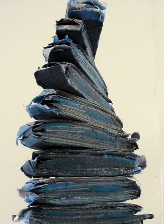 Abstract structure using books by Jo Deeley