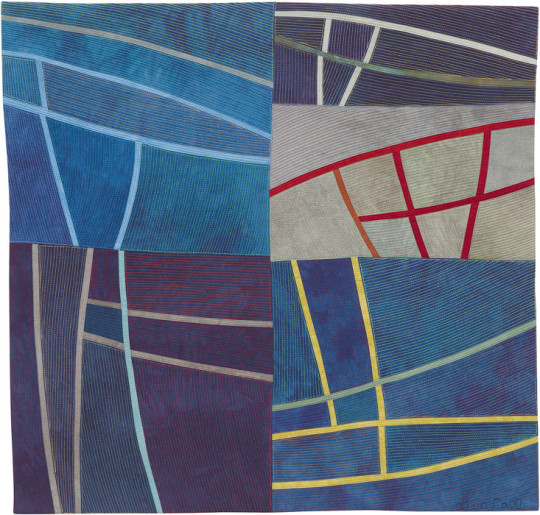 Lisa Call - Structures #136 abstract quilt art