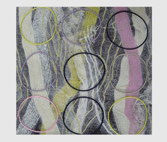Textile art by Elisabeth Rutt
