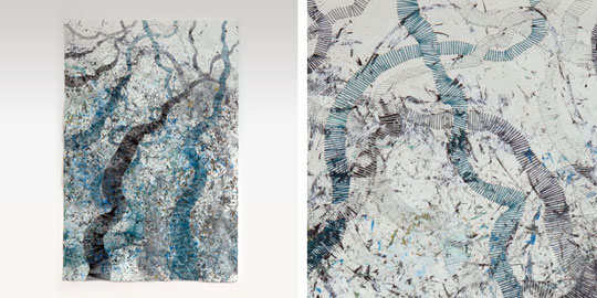 Textile art by Elisabeth Rutt