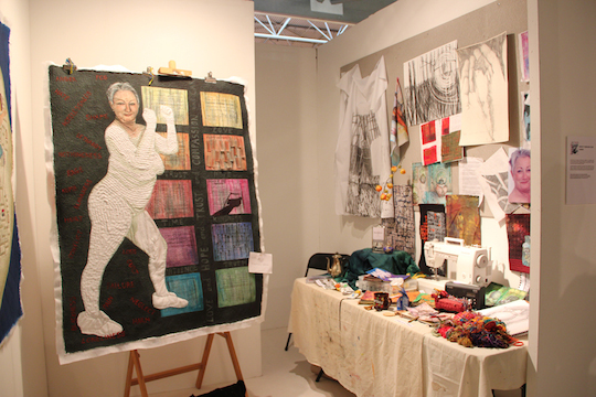 Through Our Hands Tableau at the Festival of Quilts