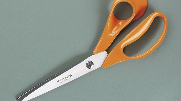 Fiskars Classic Stainless Steel Scissors 8 in. Length Straight Orange