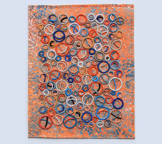Textile art by Elisabeth Rutt