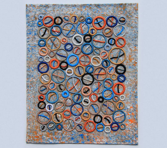 Textile art by Elisabeth Rutt