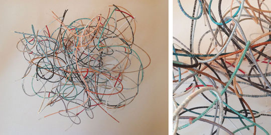 Textile art by Elisabeth Rutt