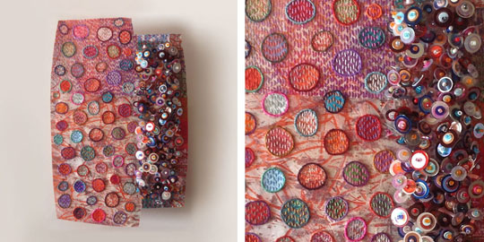 Textile art by Elisabeth Rutt