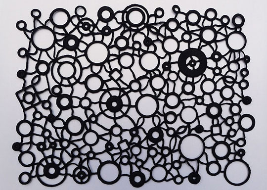 Textile art by Elisabeth Rutt