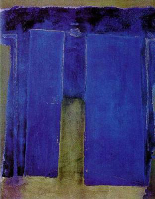 Blue Outremer 1958 Antoni Tàpies.