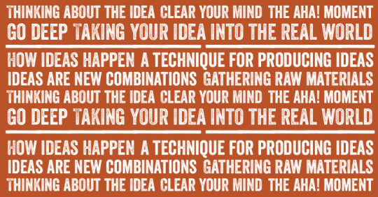 A technique for producing ideas by James Webb Young