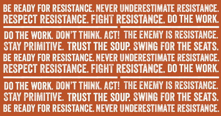 The art of self-discipline and battling resistance