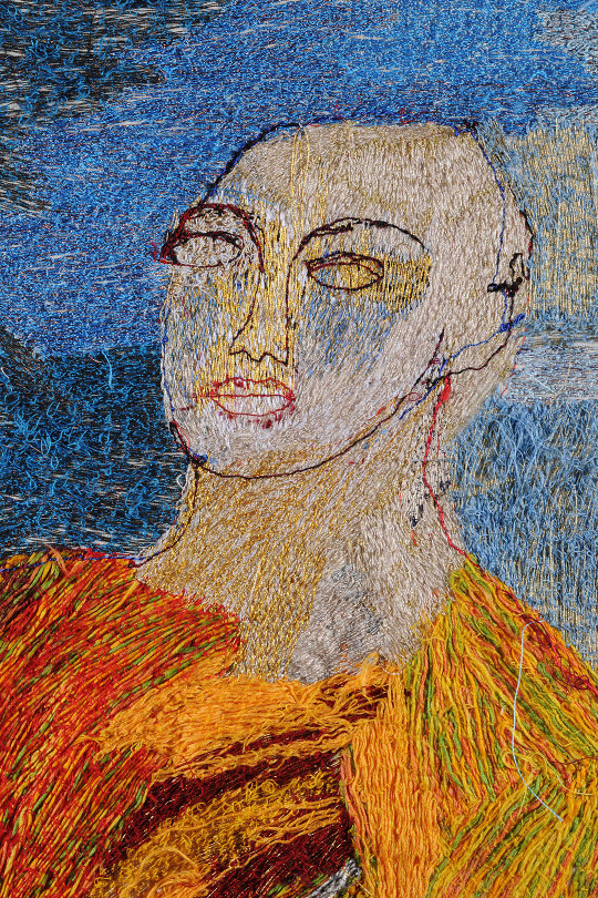 Textile art by Alice Kettle