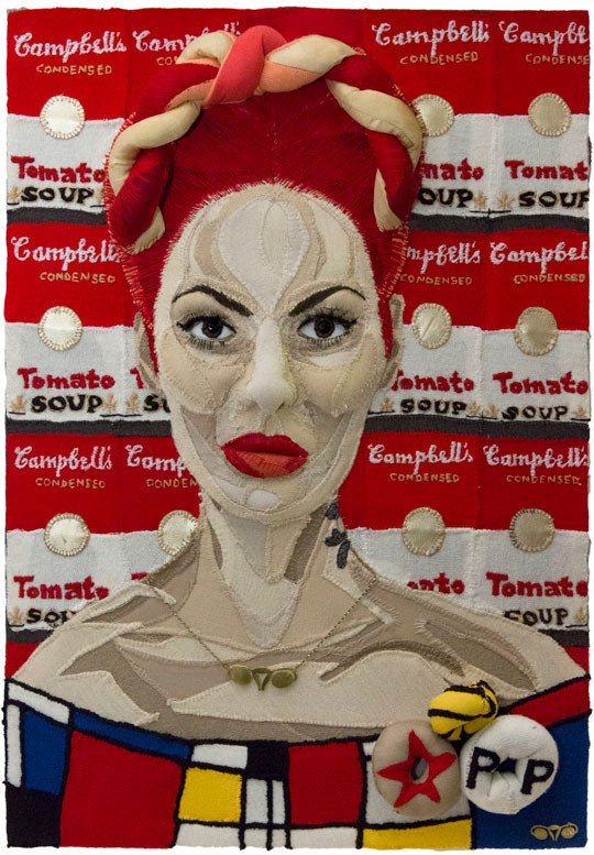 Textile art by Jess De Wahls