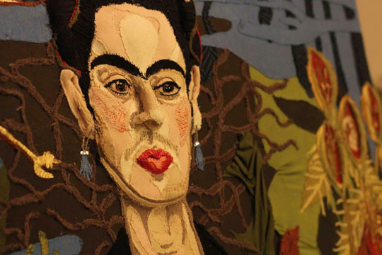 Textile art by Jess de Wahls