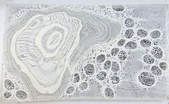 Textile art by Mawra Tahreem