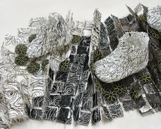 Textile art by Sian Martin