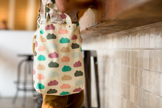 Annie Chen – Multi Cloud Canvas Bag