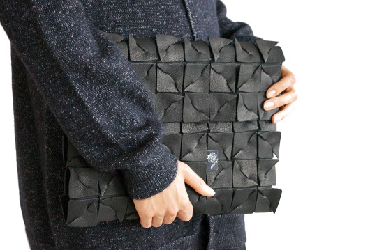 Bierfilz Karo Modular Leather MacBook Bag, IlluStration by Mary Ann-Williams