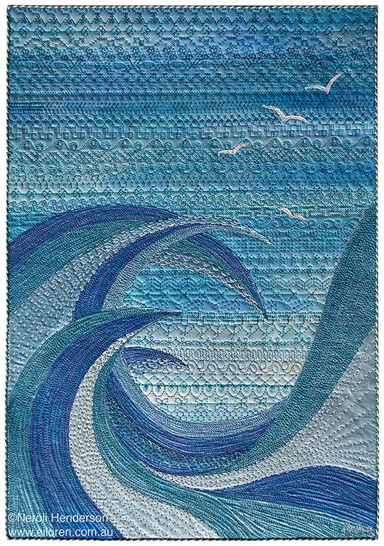 Textile art by Neroli Henderson