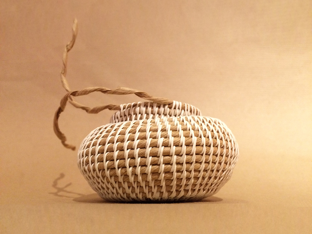Polly Pollock – Coiled Paper Basket (2014)