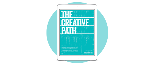Creative Path ebook cover on iPad