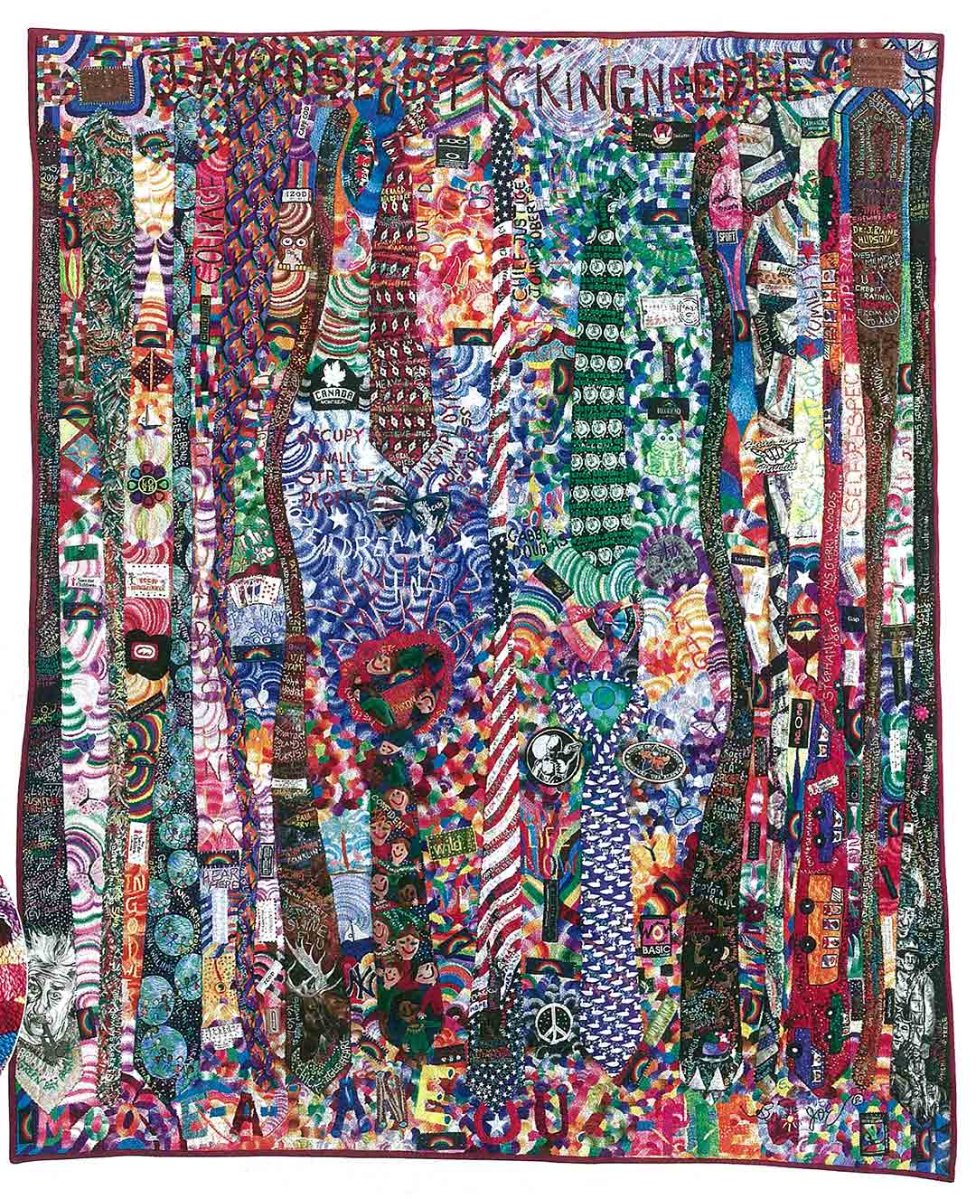 Textile art by Joseph Mallard