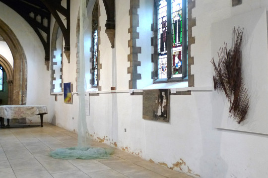 Sue Stone - The piece in situ at the Grimsby Minster