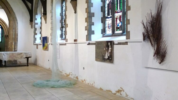 Sue Stone's final piece in situ at the Grimsby Minster