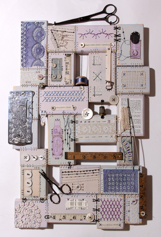 Sampler created for the Meticulous Stitchers Exhibition