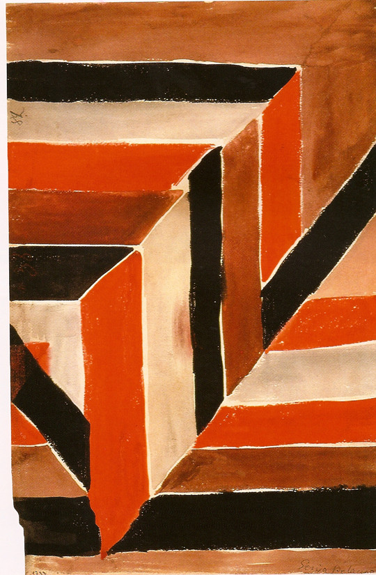 Absract Diagonal Composition, Sonia Delaunay, 1925