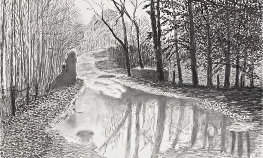 Woldgate, 6–7 February, from The Arrival of Spring in 2013, David Hockney