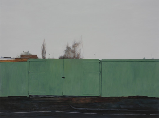 No Returns, George Shaw, 2009, humbrol enamel on board