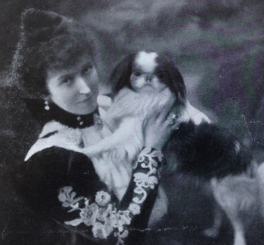 Lady Jane Carey and her dog Poppy