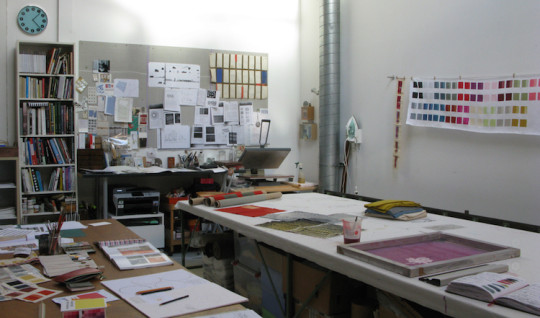 Joanna Kinnersly-Taylor's studio