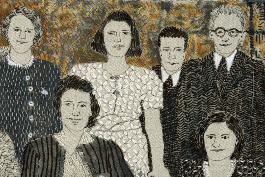 Sue Stone , Family gathering (detail)