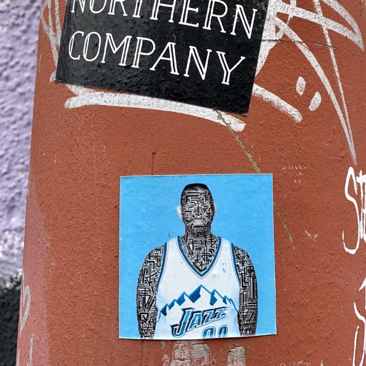 Brooklyn sticker referred to in Brooklyn: Recollection, Return & Repartee (below).