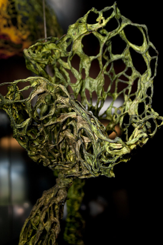 Paulina Ortiz, Del Bosq - Al Int, Art/Paper, 2013, Dyed vegetable fiber pulp over wire mesh, Variable dimensiones.