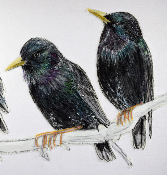 Gillian Bates, Starlings (detail)