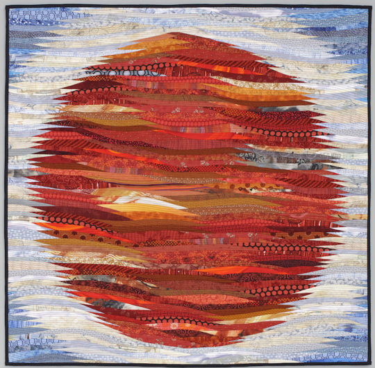 Ann Brauer, Pluto is a planet, 40 x 40 inches, 2015. Photo by John Polak